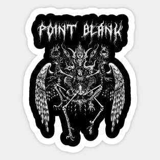 point blank ll darkness Sticker